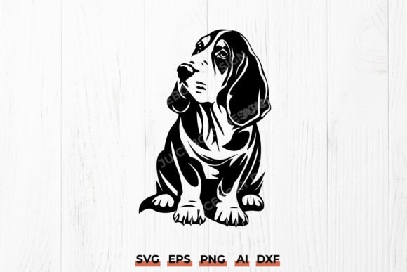 Basset Hound SVG