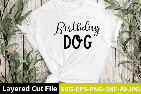 Birthday Dog SVG