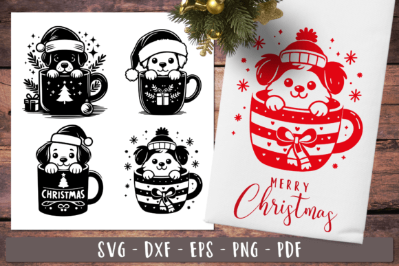 Christmas Dog Svg Merry Christmas Dog