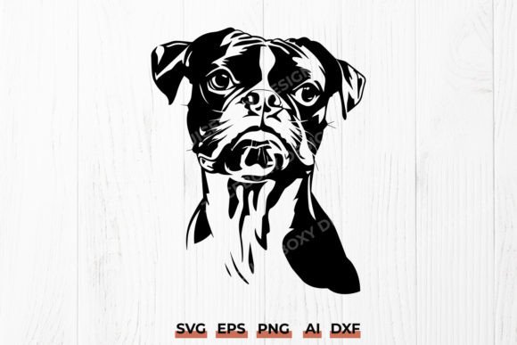 Cute Boxer Puppy Design