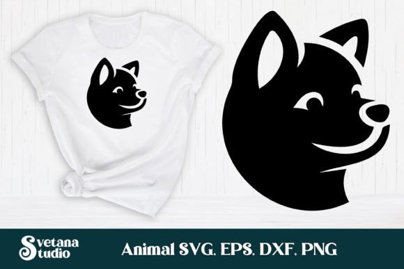 Cute Dog SVG for Embroidery