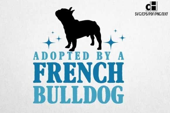 Dog French Bulldog SVG