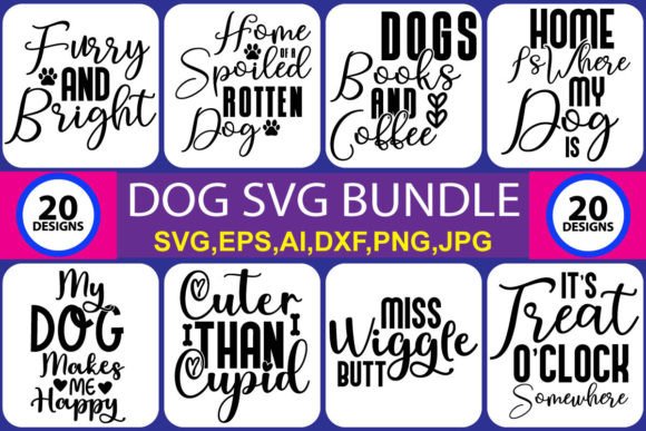 Dog SVG Bundle Vol.7