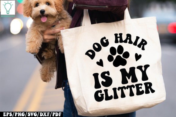 Glitter Dog SVG for Embroidery