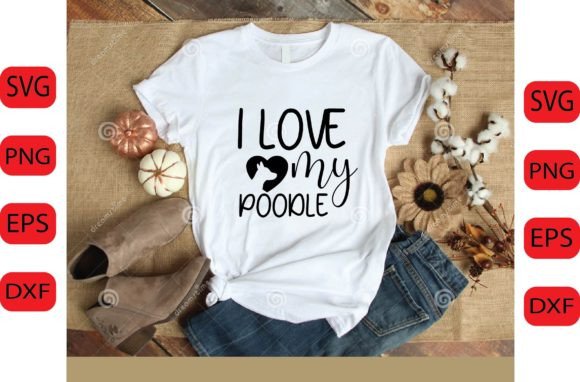 I Love My Poodle SVG DESIGN